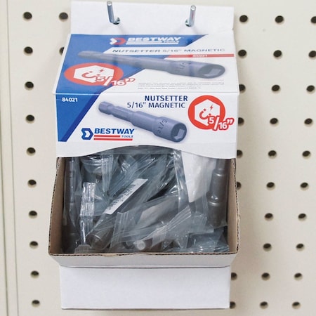 Best Way Tools Best Way Tools Square 5/16 in. X 2-9/16 in. L Nut Driver Carbon Steel 50 pc 84021